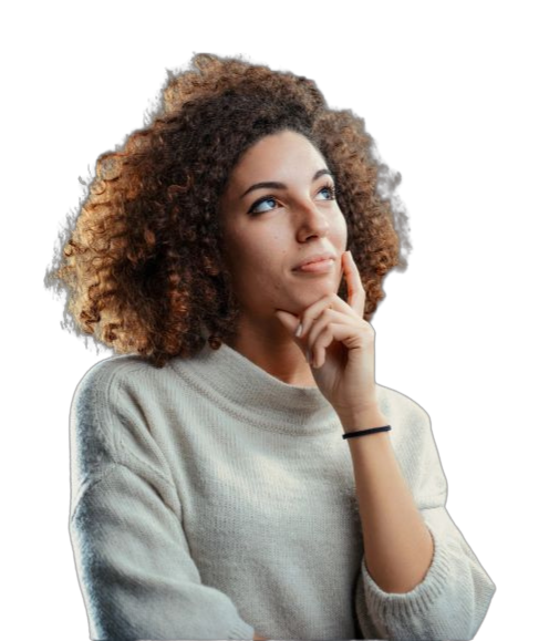 Woman contemplating